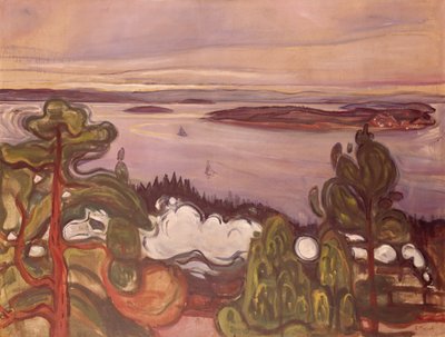 Fumée de train - Edvard Munch