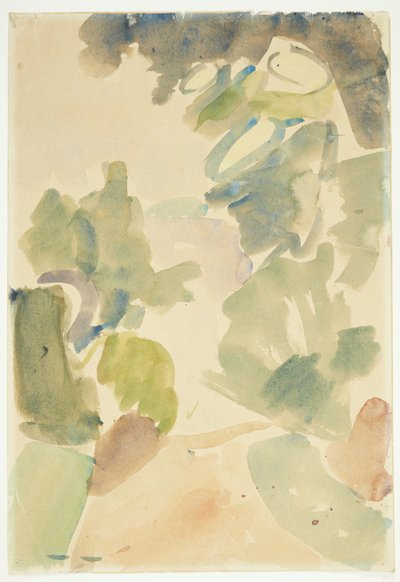 Chemin forestier. Étude de couleur - Edvard Weie