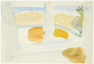 Vue par une fenêtre sur une plage, Sud de la France - Edvard Weie