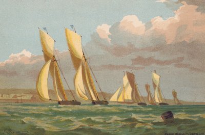Courses de yachts, au large d