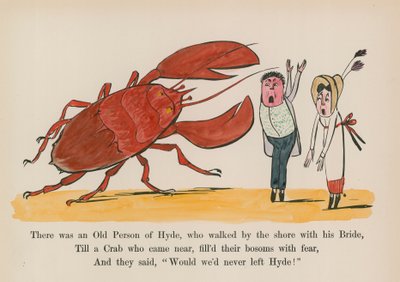 Il y avait un vieil homme de Hyde, qui marchait sur le rivage avec sa mariée - Edward (after) Lear