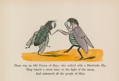Il y avait une vieille personne de Skye, qui valsait avec une mouche bleue - Edward (after) Lear