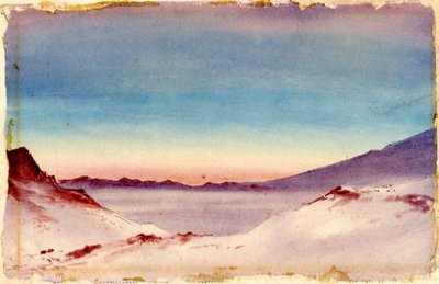 Hut Point depuis le Gap, 1901-04 - Edward Adrian Wilson