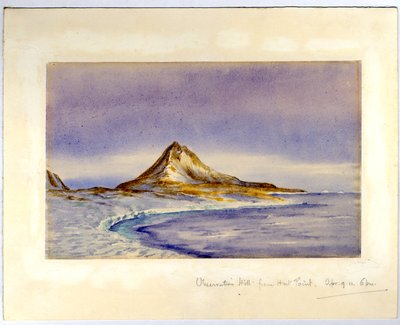Observation Hill depuis Hut Point, 1911 - Edward Adrian Wilson