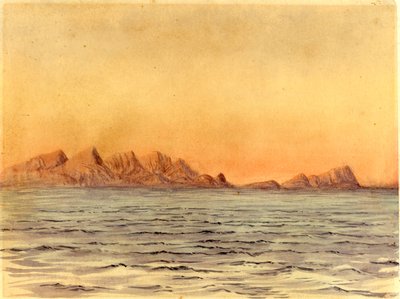 Coucher de soleil, baie de Simons, Afrique du Sud - Edward Adrian Wilson