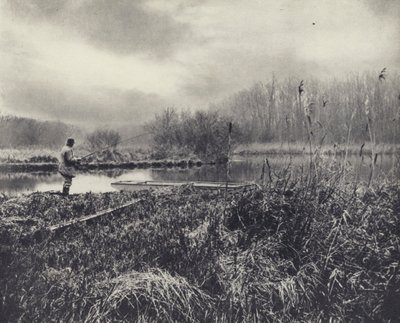 Une soirée de janvier sur la Test - Edward Alfred Barton
