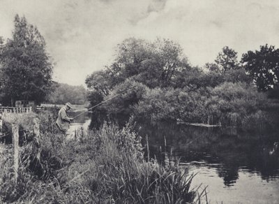 Île Boot en dessous de Stockbridge sur le Test - Edward Alfred Barton