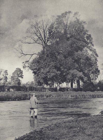 Temps de truite à Romsey sur le Test - Edward Alfred Barton