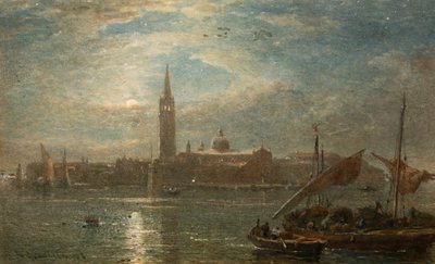 St Georgio au clair de lune, Venise - Edward Angelo Goodall
