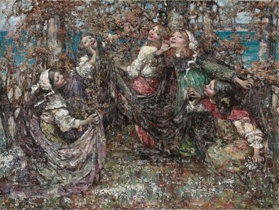 Ronde des roses - Edward Atkinson Hornel