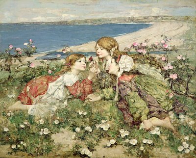 Roses du Bord de Mer - Edward Atkinson Hornel