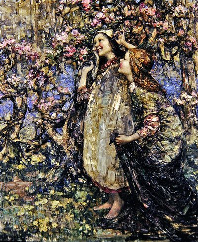Le Temps du printemps - Edward Atkinson Hornel