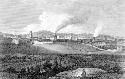 Vue de Bristol depuis Pile Hill, gravée par Heath, pub. par John Agg, 1809 - Edward Bird
