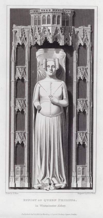 Effigie de la reine Philippa, à l