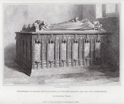 Monument de Ralph Neville, comte de Westmoreland et ses deux comtesses, dans l