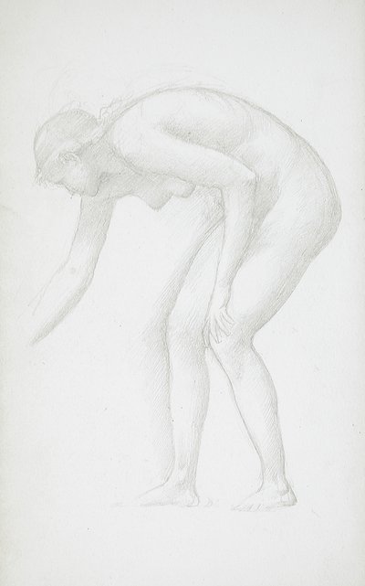 Nu féminin penché - Edward Burne-Jones