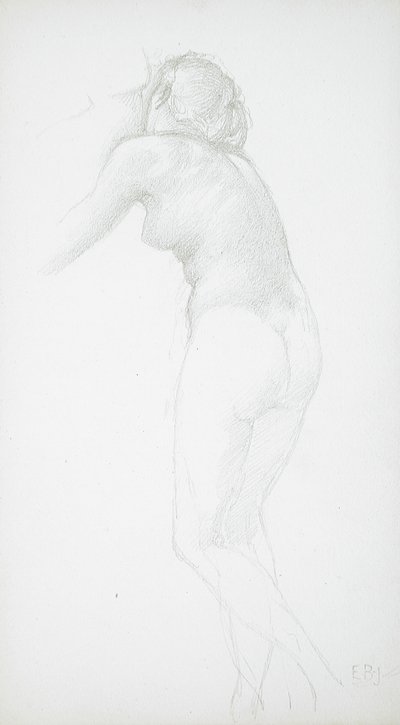 Nu féminin vu de dos - Edward Burne-Jones