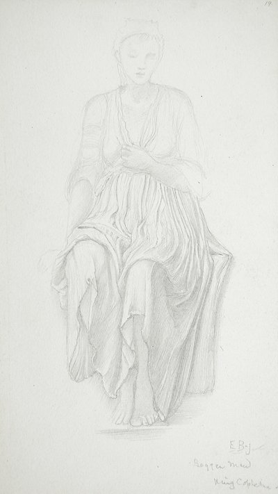 Femme assise - Edward Burne-Jones