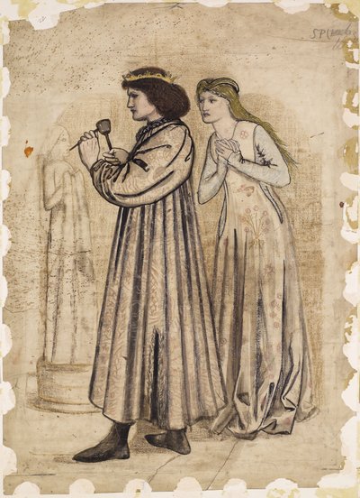 La lune de miel du roi René - Sculpture - Edward Burne-Jones
