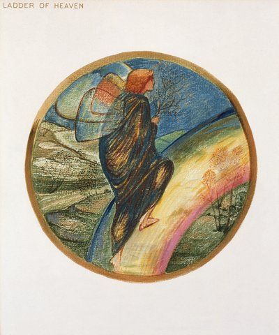 Le Livre des Fleurs : XII. Échelle du Ciel, 1905 - Edward Burne Jones