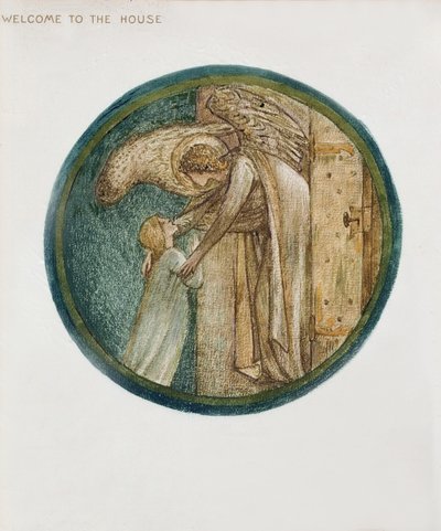 Le Livre des Fleurs : XXXI. Bienvenue à la maison, 1905 - Edward Burne Jones