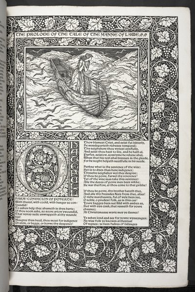 Les œuvres de Geoffrey Chaucer nouvellement imprimées avec des illustrations de Sir Edward Burne-Jones - Edward Coley Burne Jones