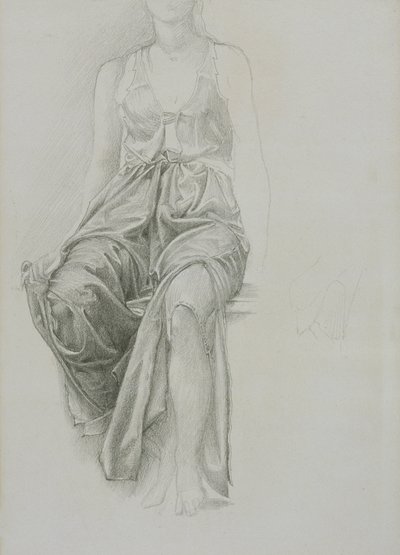 Étude de draperie pour 