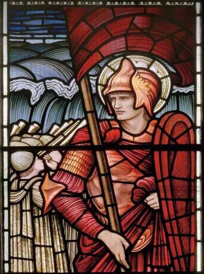 Wilden, All Saints, Morris & Co., Edward Burne-Jones, John Henry Dearle, Josué (détail) - Edward Coley and Dearle Burne Jones