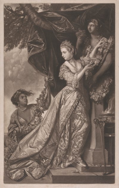 Lady Elizabeth Keppel et un serviteur - Edward Fisher