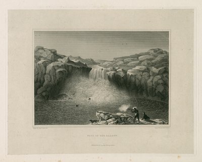 Chute du Barrow - Edward Francis Finden