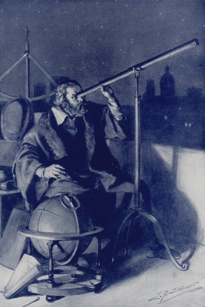 Galilée découvrant de nouveaux mondes - Edward Frederick Skinner