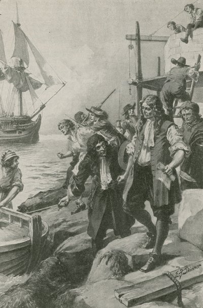 Winstanley emporté par des pirates - Edward Frederick Skinner