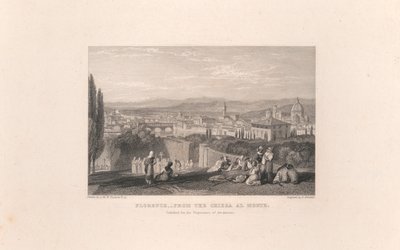 Florence depuis la Chiesa al Monte - Edward Goodall