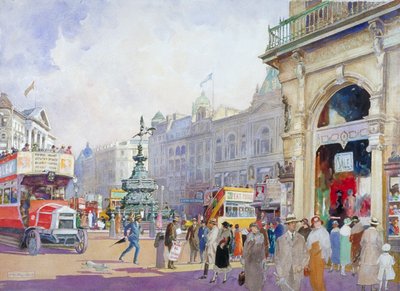 Piccadilly Circus, 1920 - Edward Harry Handley Read