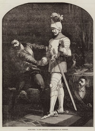Scène de Il Don Giovanni - Edward Henry Wehnert