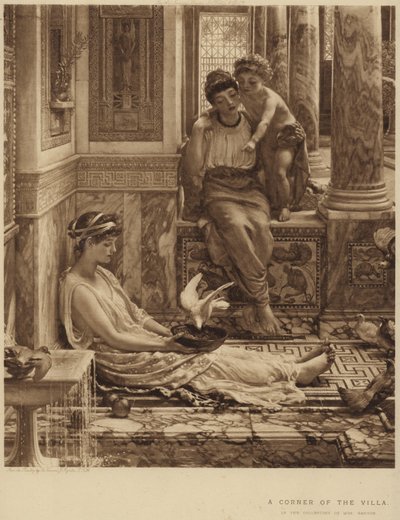 Un coin de la villa - Edward John Poynter