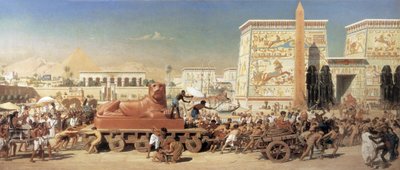 Israël en Egypte en 1867 (huile sur toile) - Edward John Poynter
