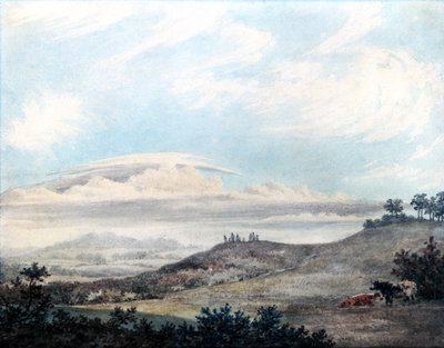 Paysage rural avec études de nuages ultérieures par Luke Howard (1772-1864) c.1808-11 - Edward Kennion