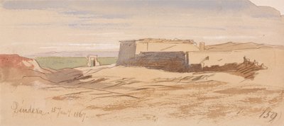 Dendera - Edward Lear