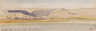 Garf Hosayn ; 16 h 20, le 31 janvier 1867 (304) - Edward Lear