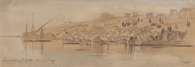 Louxor, 7 heures du matin, 20 janvier 1867 (198) - Edward Lear