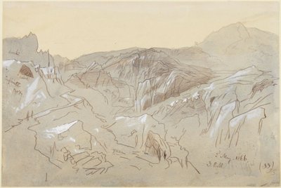 Les montagnes de Dalmatie - Edward Lear