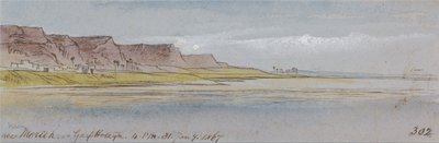 Près de Mereeh ou Garf Hossayn, 16 heures, 31 janvier 1867 (302) - Edward Lear