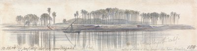 Près de Negadeh, 12h30, 17 janvier 1867 (188) - Edward Lear