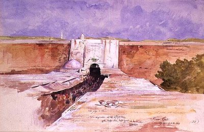 Le Bazar Kanea, Crète - Edward Lear