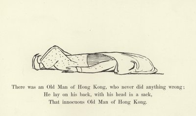 Il y avait un vieil homme de Hong Kong, qui ne faisait jamais rien de mal - Edward Lear