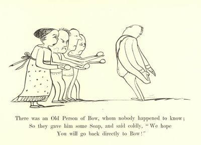 Il y avait un vieil homme de Bow, que personne ne connaissait - Edward Lear