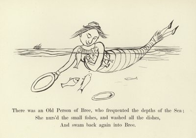 Il y avait une vieille personne de Bree, qui fréquentait les profondeurs de la mer - Edward Lear