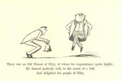 Il y avait une vieille personne de Filey, dont ses connaissances parlaient hautement - Edward Lear