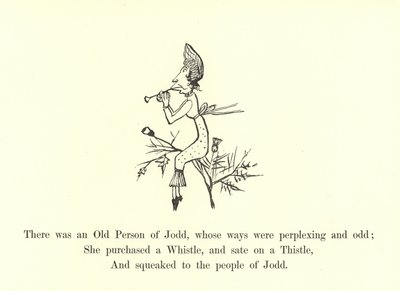 Il y avait une vieille personne de Jodd, dont les manières étaient perplexes et étranges - Edward Lear